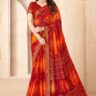 Women's Chiffon Bandhani Saree Collection