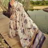 Alia Bhatt Floral Satin Digital Printed Sari