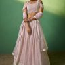 Bride's Maid Pink Sequined & Mirror Monotone Lehenga Choli