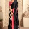 black saree for women