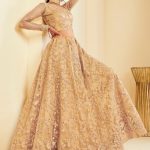 Net Lehenga Choli with Dupatta for Engagement