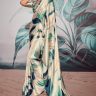 Satin Crepe Fancy Formal Saree