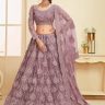 Net Lehenga Choli with Dupatta for Engagement