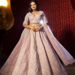 Bridal Lilac Embellished Designer Lehenga Choli
