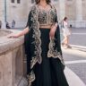 Modern Black Stylish Shrug Dress for Women