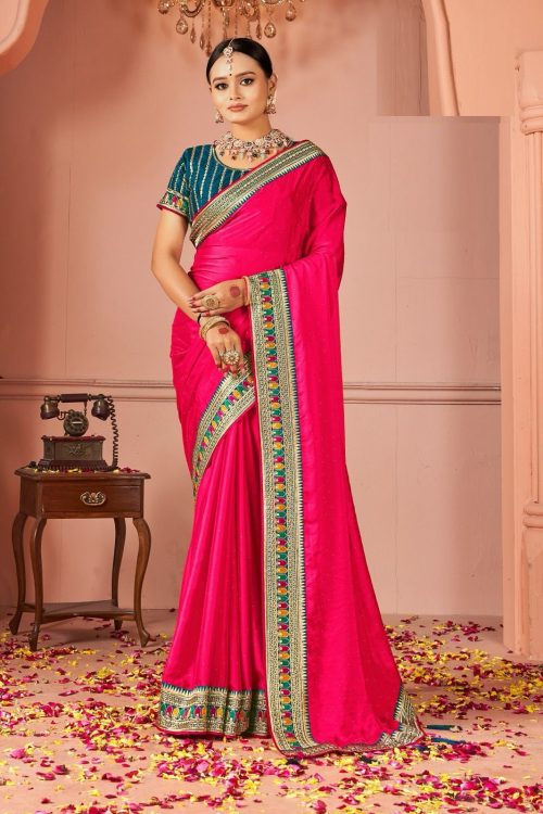 Women Designer Fancy Georgette Saree for Diwali