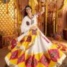 Gujurati Yellow Chaniya Choli for Garba Night in Cotton