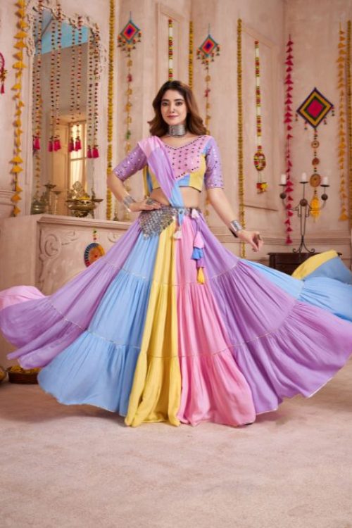 Women’s Multicolor Cotton Readymade Chaniya Choli