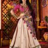 Multicolor Ghagra for Navratri with Dupatta Cotton